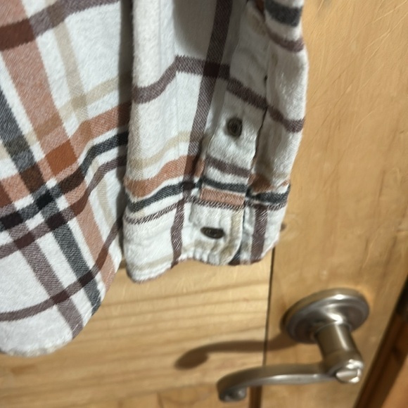 Cat & Jack Multicolor Plaid Shirt Large (10-12). - Picture 4 of 4